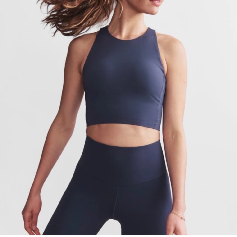 Rhône Longline Revive Navy Blue Sports Bra
